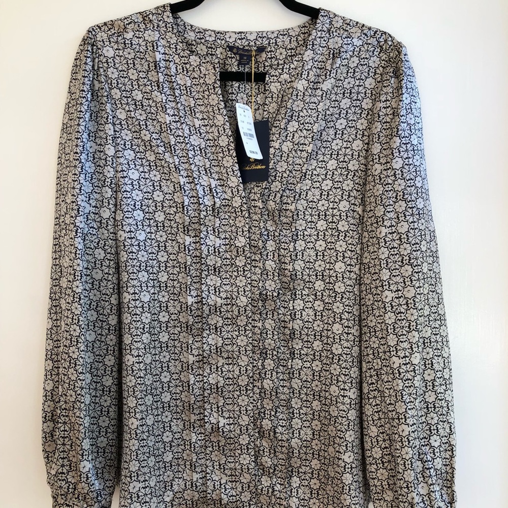 Brooks Brothers 100% Silk Blouse (NWT)